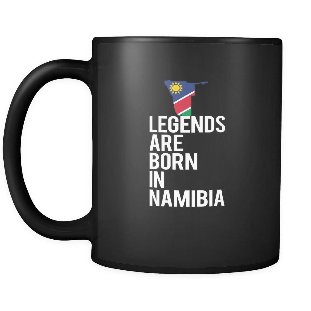 Namibia Legends are born in Namibia 11oz Black Mug-Drinkware-Teelime | shirts-hoodies-mugs