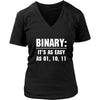 Nerd - Binary: It's as easy as 01, 10, 11 - Nerd Funny Shirt-T-shirt-Teelime | shirts-hoodies-mugs