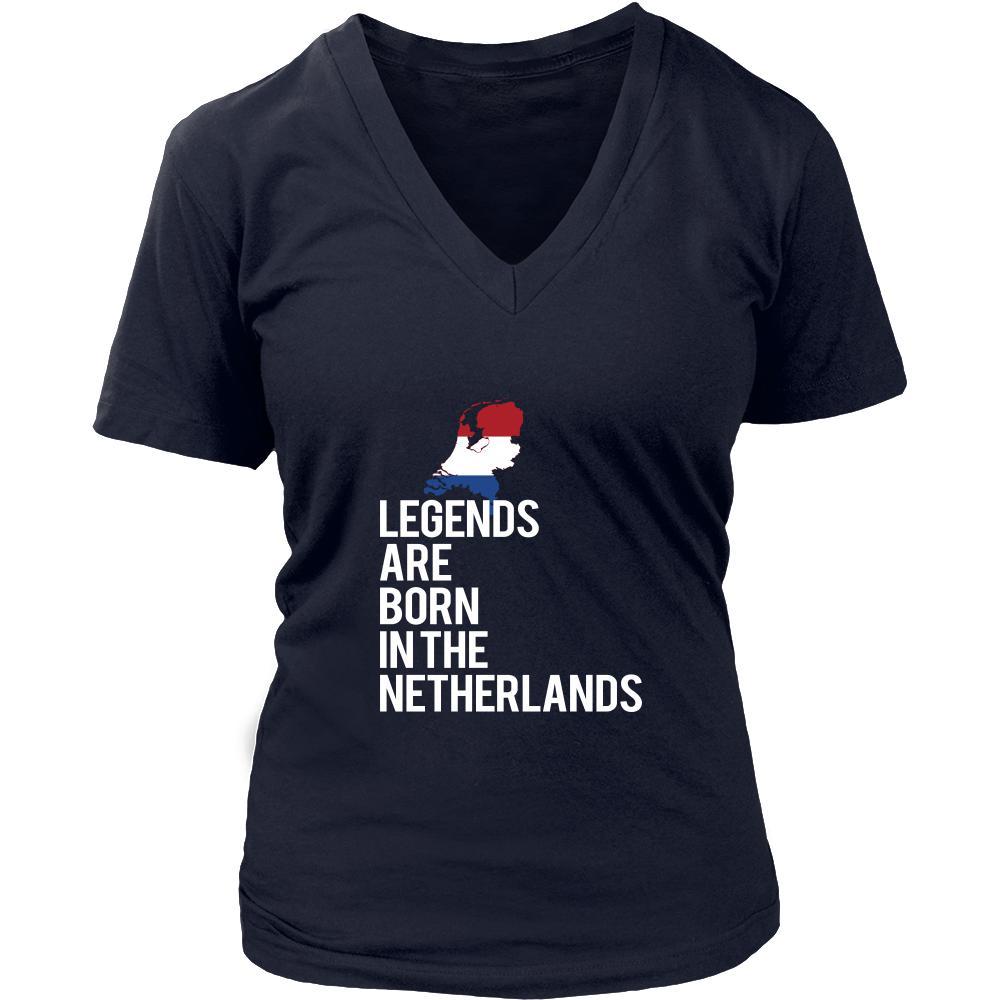 Netherlands Shirt - Legends are born in Netherlands - National Heritage Gift-T-shirt-Teelime | shirts-hoodies-mugs
