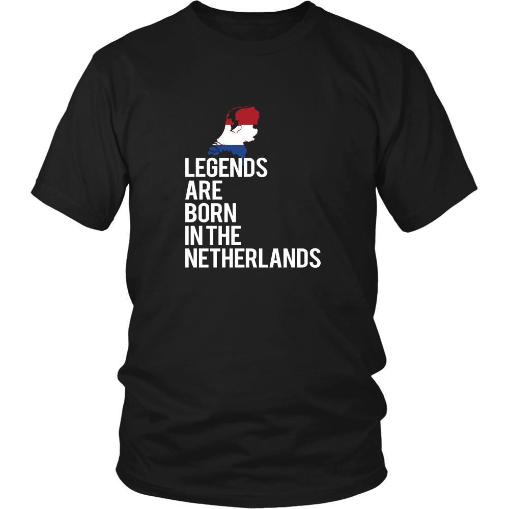 Netherlands Shirt - Legends are born in Netherlands - National Heritage Gift-T-shirt-Teelime | shirts-hoodies-mugs