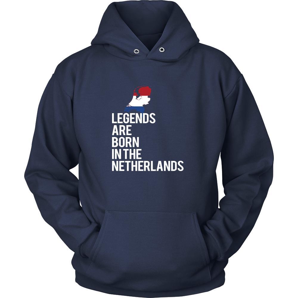 Netherlands Shirt - Legends are born in Netherlands - National Heritage Gift-T-shirt-Teelime | shirts-hoodies-mugs