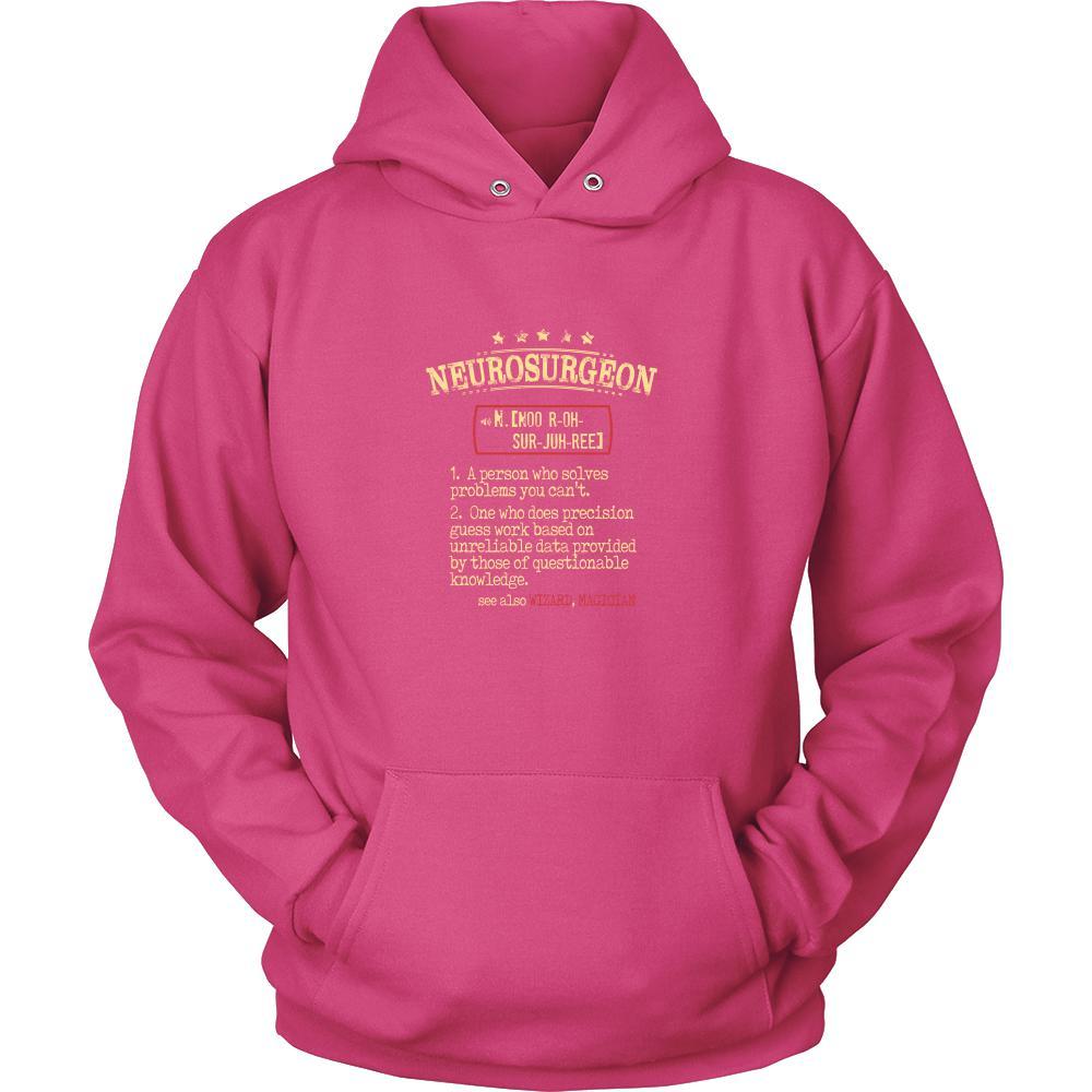 Neurosurgeon Shirt - Neurosurgeon a person who solves problems you can't. see also WIZARD, MAGICIAN Profession Gift-T-shirt-Teelime | shirts-hoodies-mugs