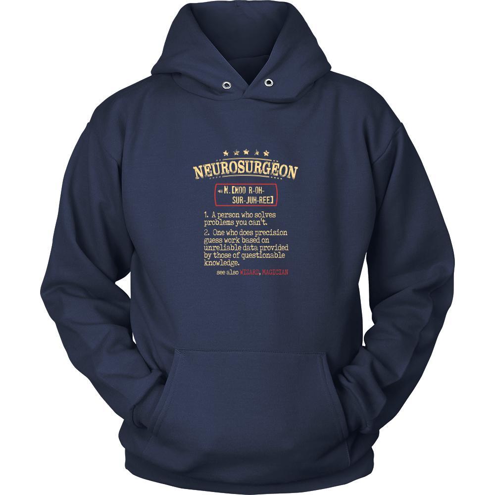 Neurosurgeon Shirt - Neurosurgeon a person who solves problems you can't. see also WIZARD, MAGICIAN Profession Gift-T-shirt-Teelime | shirts-hoodies-mugs