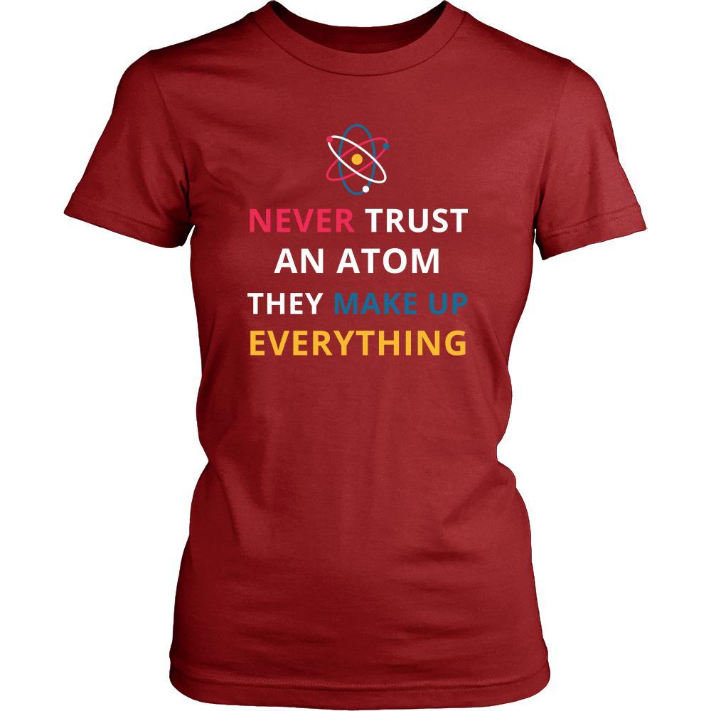 Never - Never Look Back - Atom Make Everything Funny Shirt-T-shirt-Teelime | shirts-hoodies-mugs