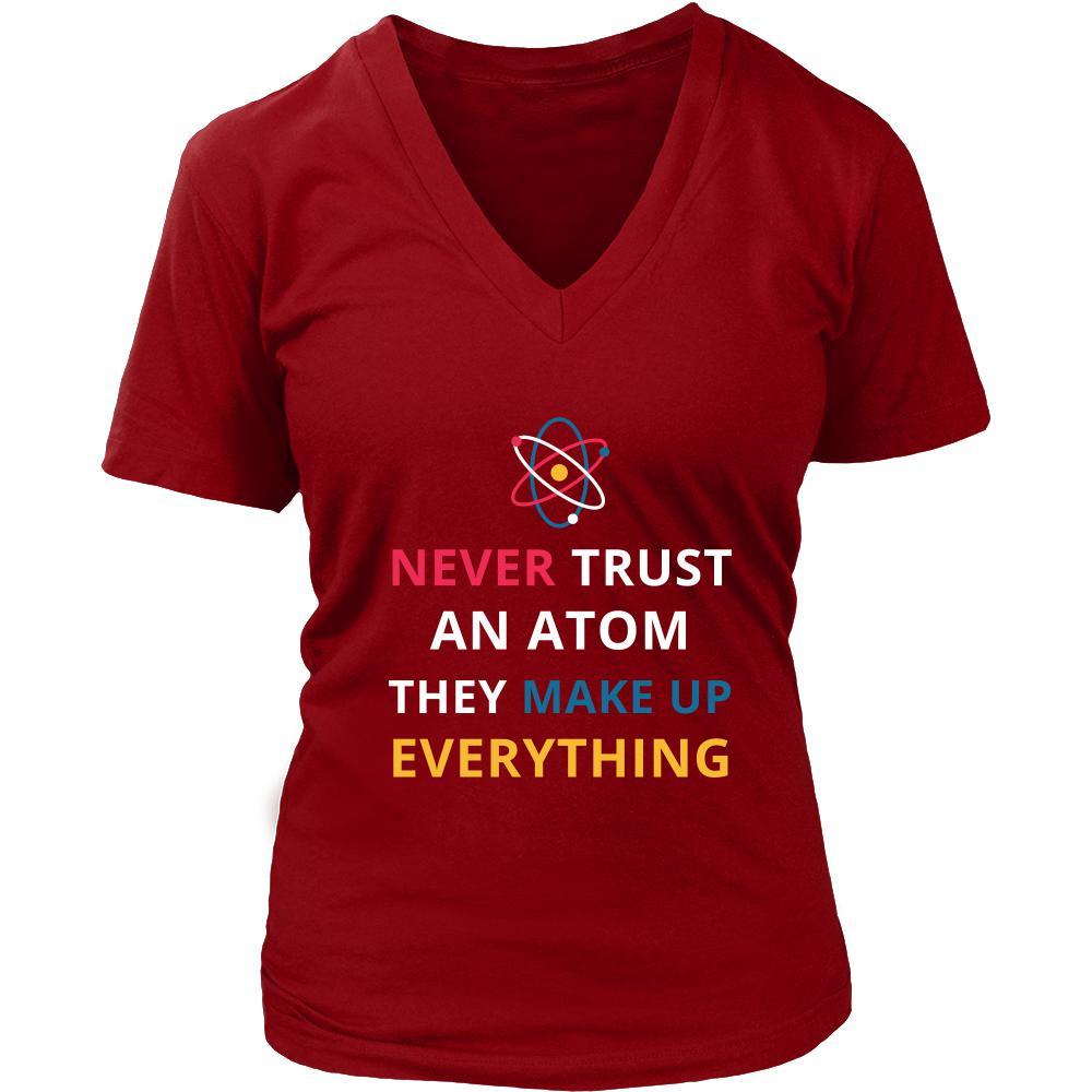 Never - Never Look Back - Atom Make Everything Funny Shirt-T-shirt-Teelime | shirts-hoodies-mugs