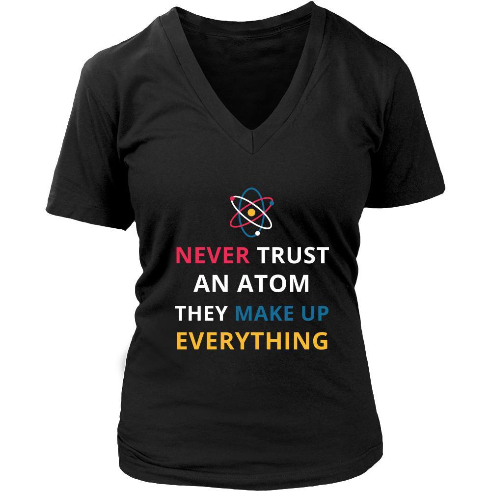 Never - Never Look Back - Atom Make Everything Funny Shirt-T-shirt-Teelime | shirts-hoodies-mugs