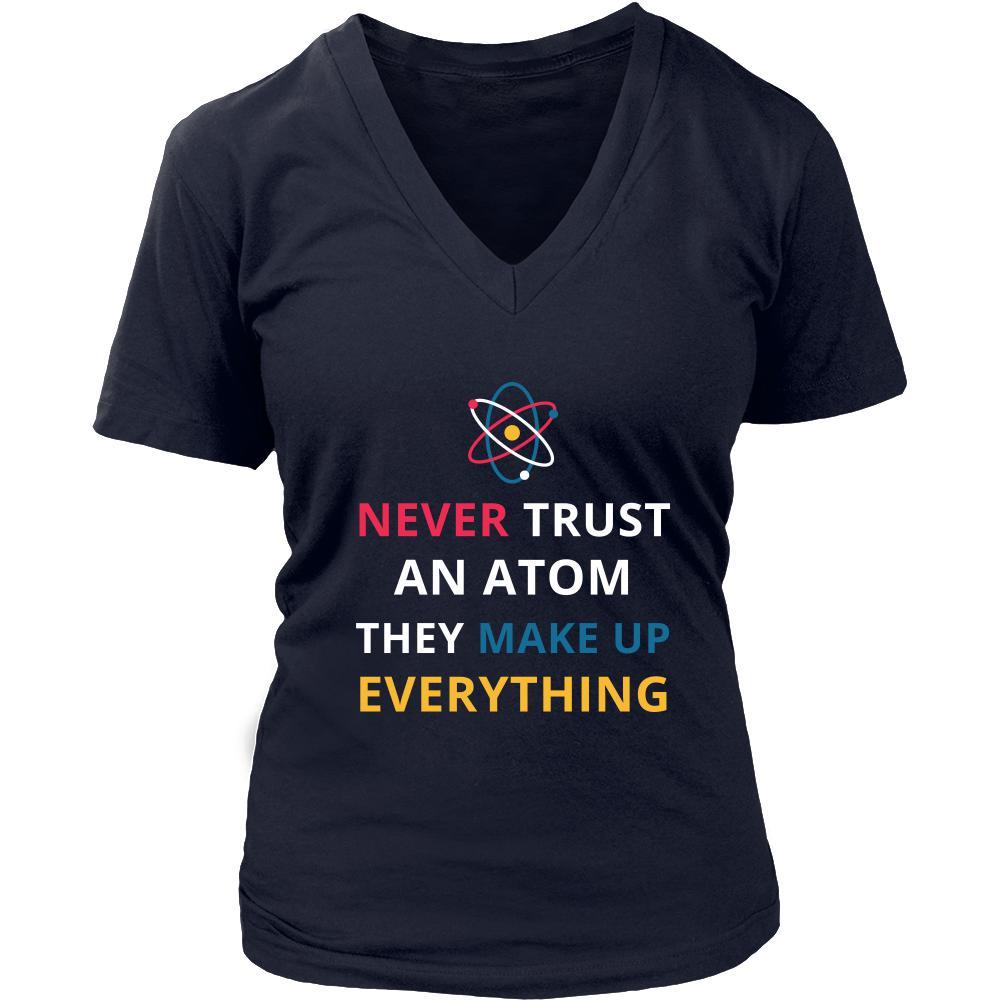 Never - Never Look Back - Atom Make Everything Funny Shirt-T-shirt-Teelime | shirts-hoodies-mugs