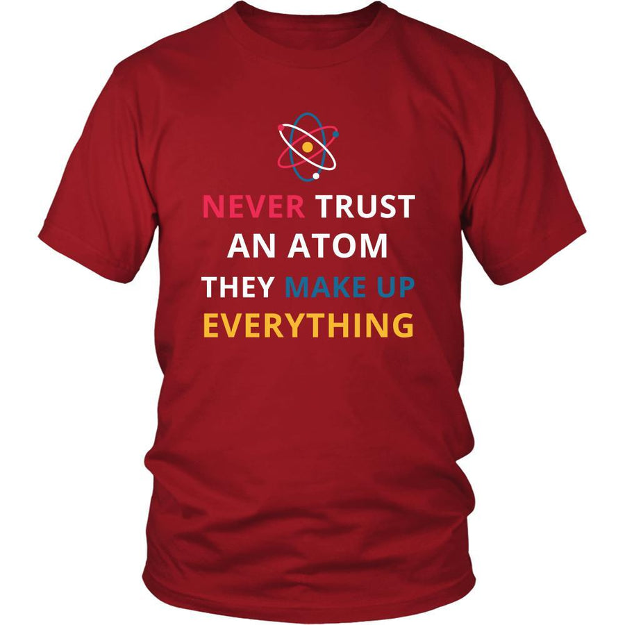 Never - Never Look Back - Atom Make Everything Funny Shirt-T-shirt-Teelime | shirts-hoodies-mugs