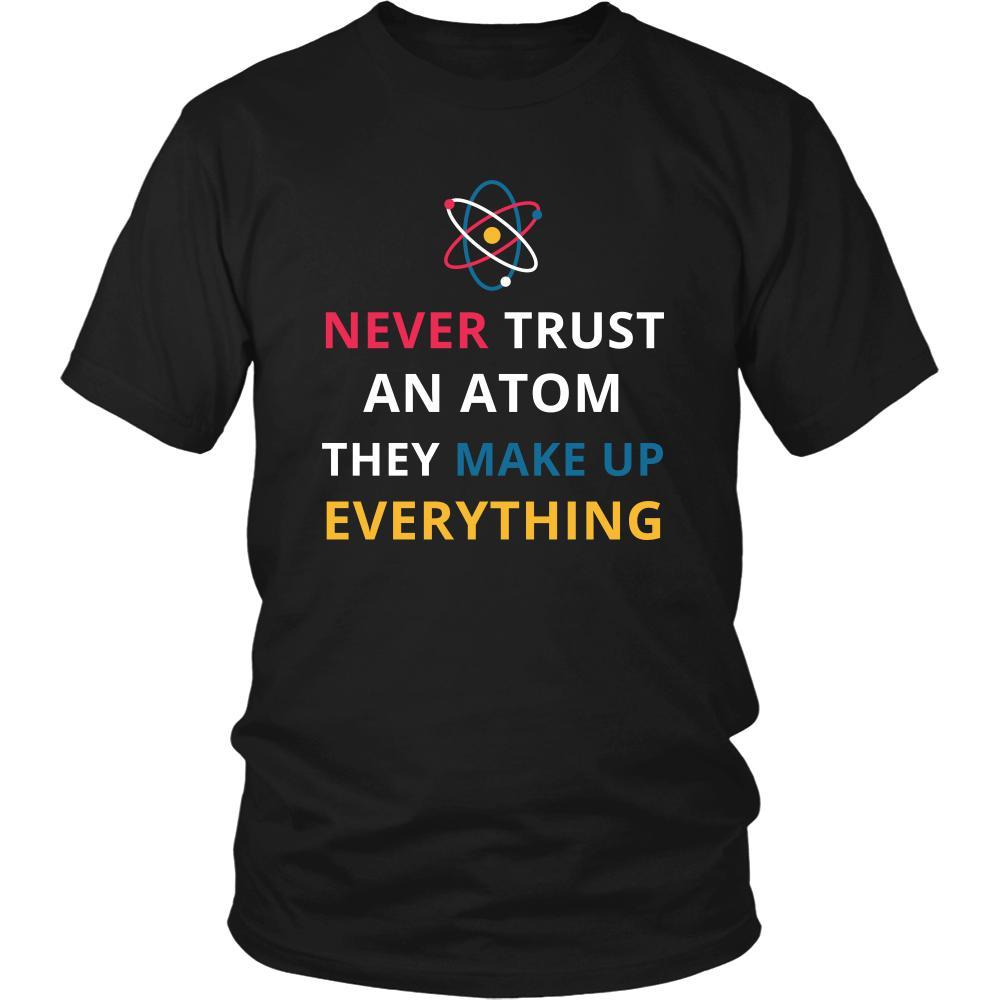Never - Never Look Back - Atom Make Everything Funny Shirt-T-shirt-Teelime | shirts-hoodies-mugs