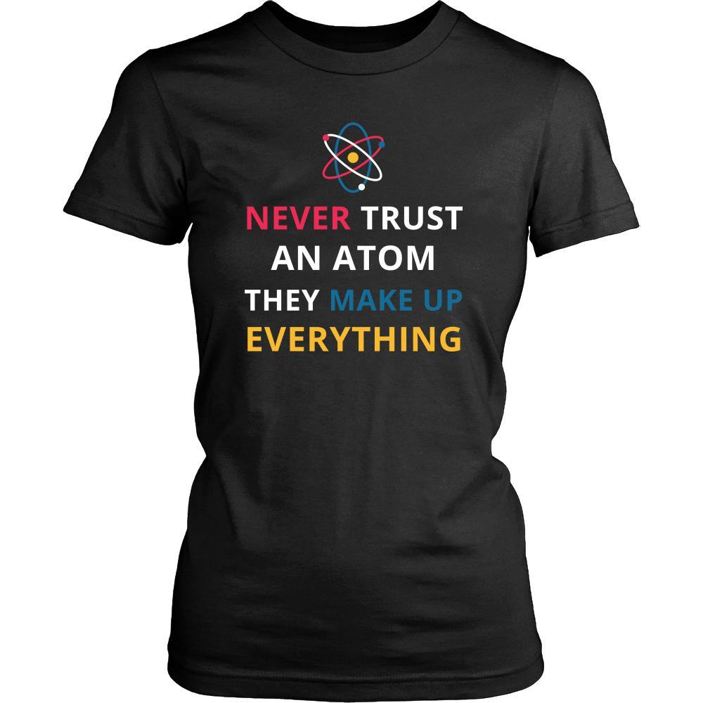 Never - Never Look Back - Atom Make Everything Funny Shirt-T-shirt-Teelime | shirts-hoodies-mugs