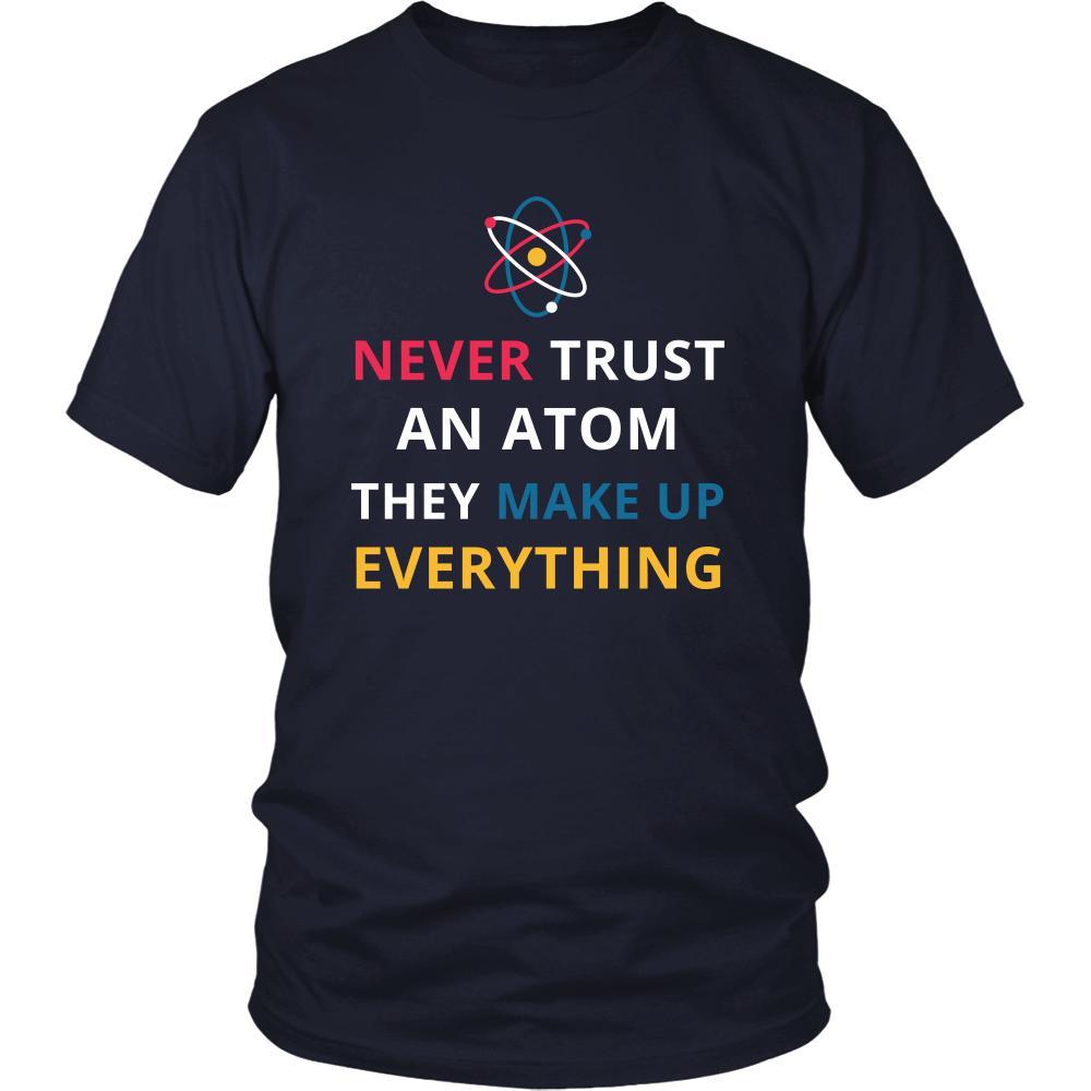 Never - Never Look Back - Atom Make Everything Funny Shirt-T-shirt-Teelime | shirts-hoodies-mugs
