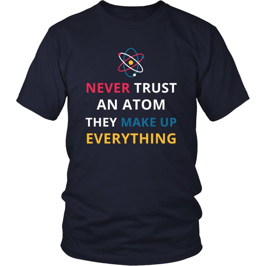 Never - Never Look Back - Atom Make Everything Funny Shirt-T-shirt-Teelime | shirts-hoodies-mugs