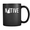 New Hampshire coffee cup New Hampshire state mug 11oz Black US State mugs-Drinkware-Teelime | shirts-hoodies-mugs