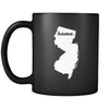 New Jersey Home New Jersey 11oz Black Mug-Drinkware-Teelime | shirts-hoodies-mugs