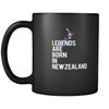 New Zealand Legends are born in New Zealand 11oz Black Mug-Drinkware-Teelime | shirts-hoodies-mugs