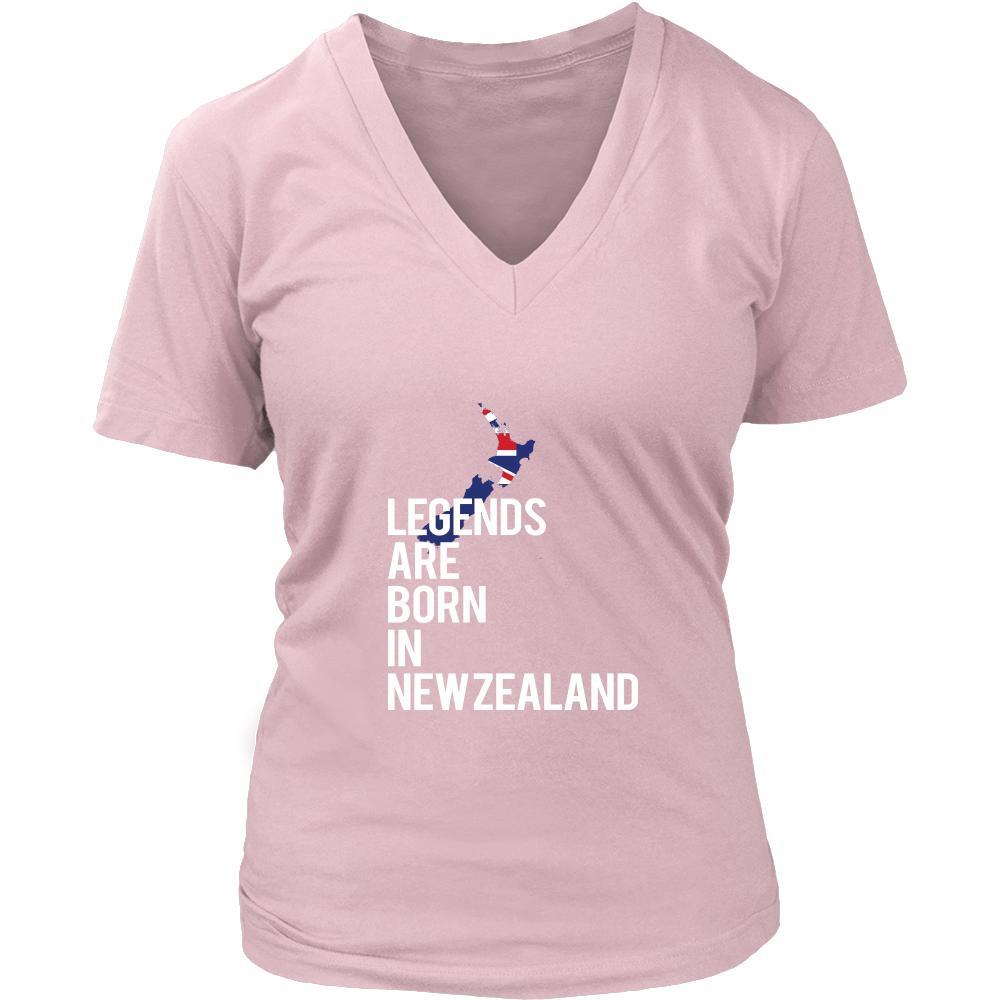 New Zealand Shirt - Legends are born in New Zealand - National Heritage Gift-T-shirt-Teelime | shirts-hoodies-mugs