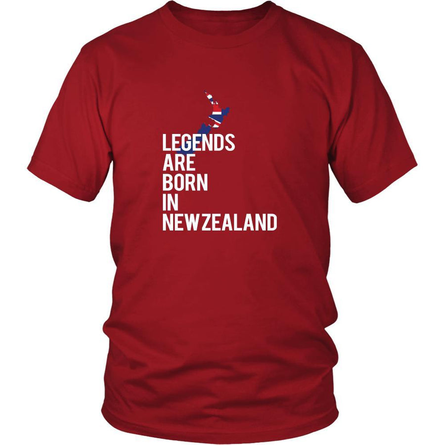 New Zealand Shirt - Legends are born in New Zealand - National Heritage Gift-T-shirt-Teelime | shirts-hoodies-mugs