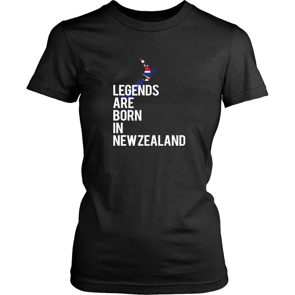 New Zealand Shirt - Legends are born in New Zealand - National Heritage Gift-T-shirt-Teelime | shirts-hoodies-mugs