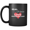 Newfoundland Real Women Love Newfoundlands 11oz Black Mug-Drinkware-Teelime | shirts-hoodies-mugs