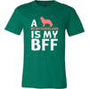 Newfoundland Shirt - a Newfoundland is my bff- Dog Lover Gift-T-shirt-Teelime | shirts-hoodies-mugs
