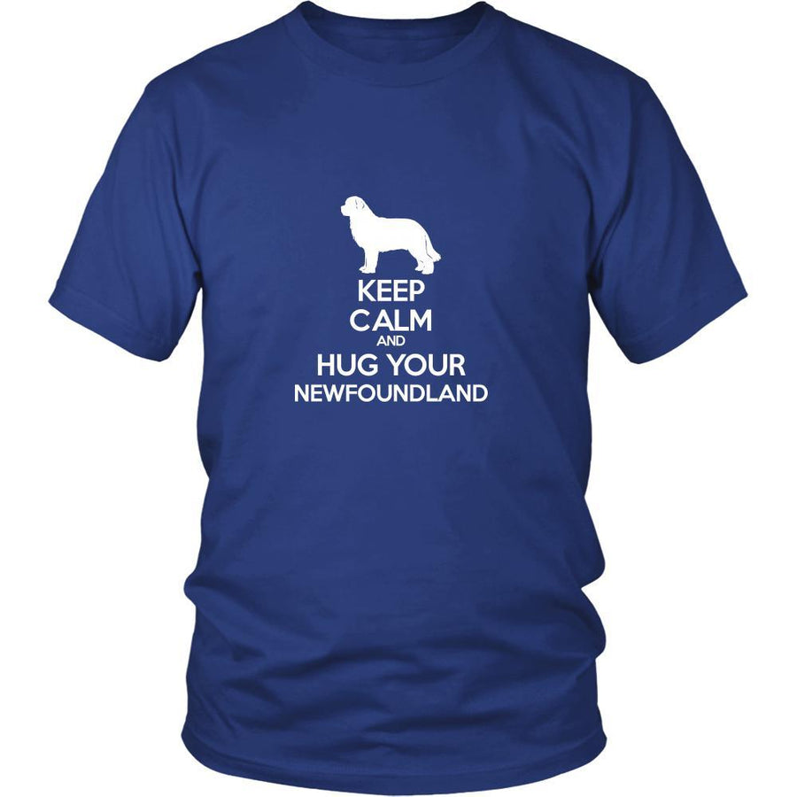 Newfoundland Shirt - Keep Calm and Hug Your Newfoundland- Dog Lover Gift-T-shirt-Teelime | shirts-hoodies-mugs