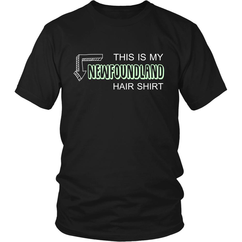 Newfoundland Shirt - This is my Newfoundland hair shirt - Dog Lover Gift-T-shirt-Teelime | shirts-hoodies-mugs