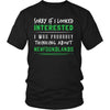 Newfoundlands Shirt - Sorry If I Looked Interested, I think about Newfoundlands - Dog Lover Gift-T-shirt-Teelime | shirts-hoodies-mugs