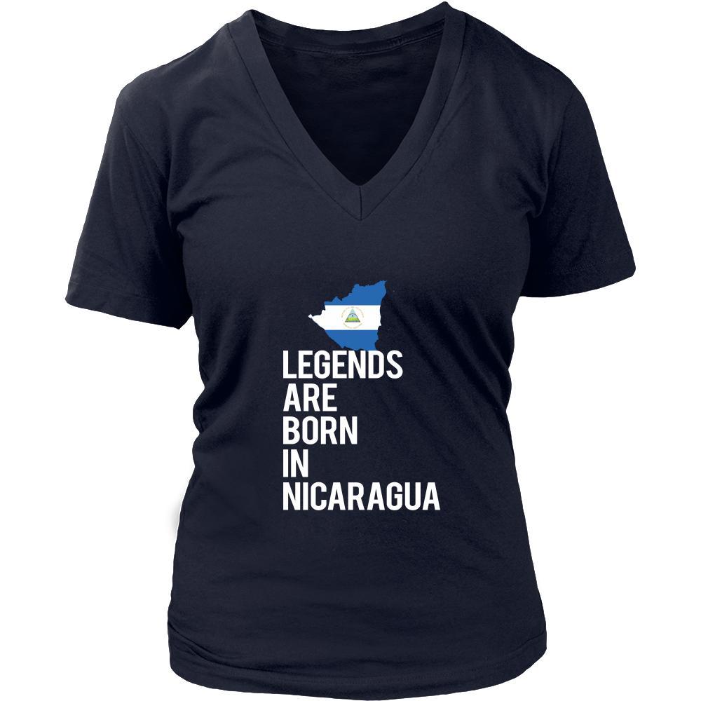 Nicaragua Shirt - Legends are born in Nicaragua - National Heritage Gift-T-shirt-Teelime | shirts-hoodies-mugs