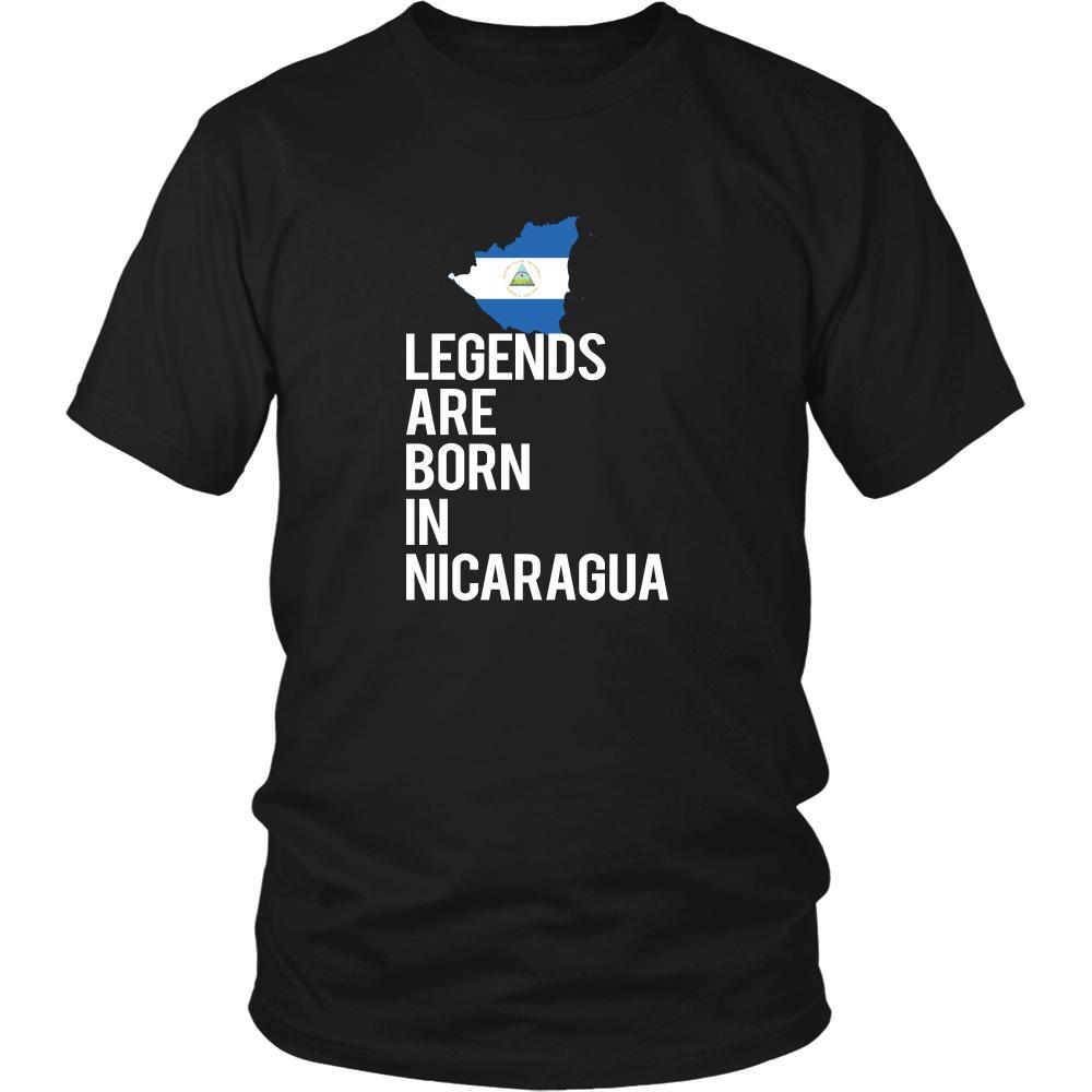 Nicaragua Shirt - Legends are born in Nicaragua - National Heritage Gift-T-shirt-Teelime | shirts-hoodies-mugs