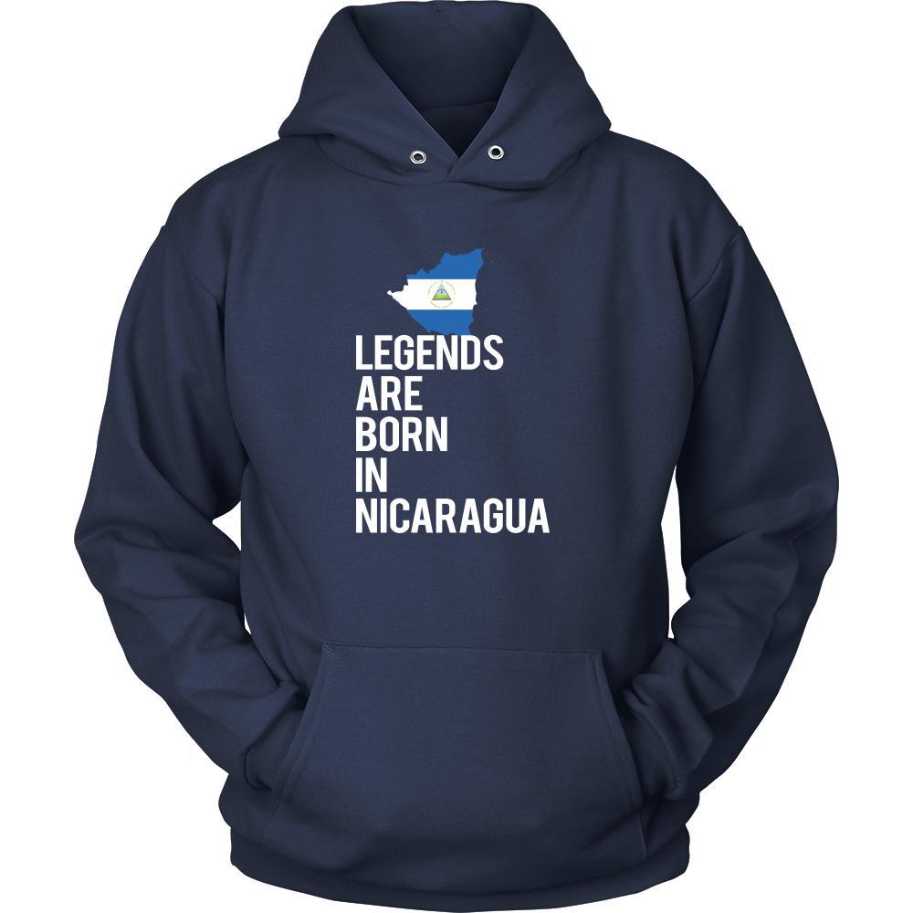 Nicaragua Shirt - Legends are born in Nicaragua - National Heritage Gift-T-shirt-Teelime | shirts-hoodies-mugs