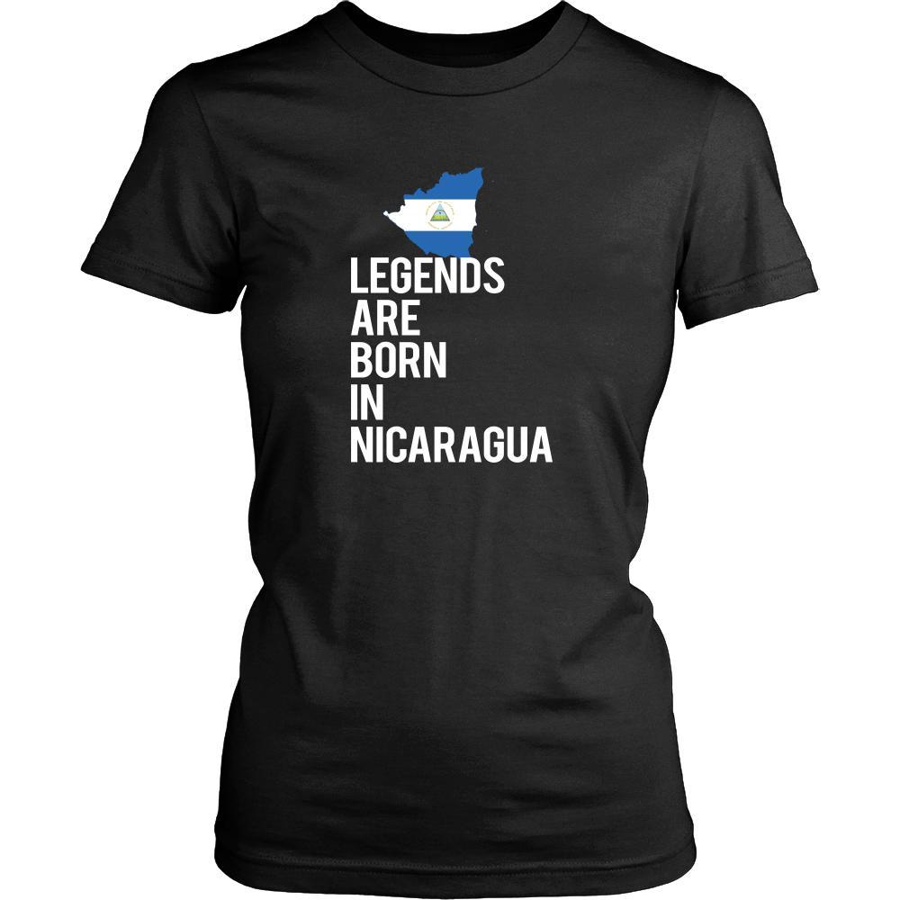 Nicaragua Shirt - Legends are born in Nicaragua - National Heritage Gift-T-shirt-Teelime | shirts-hoodies-mugs