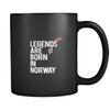 Norway Legends are born in Norway 11oz Black Mug-Drinkware-Teelime | shirts-hoodies-mugs