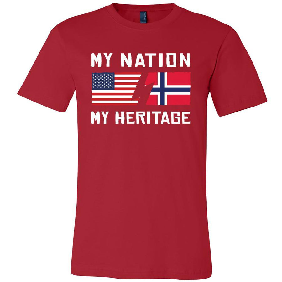 Norwegian Shirt - My Nation - My Heritage - Norway Roots Gift-T-shirt-Teelime | shirts-hoodies-mugs