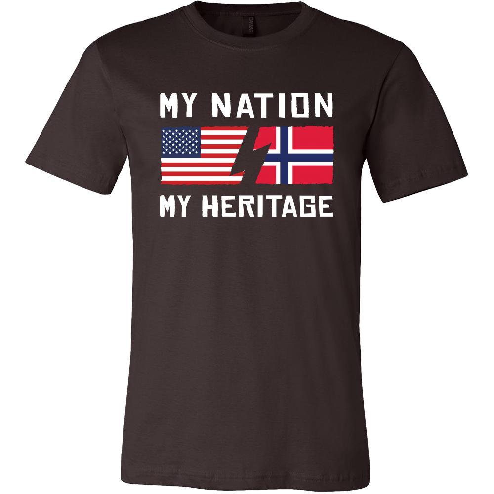 Norwegian Shirt - My Nation - My Heritage - Norway Roots Gift-T-shirt-Teelime | shirts-hoodies-mugs