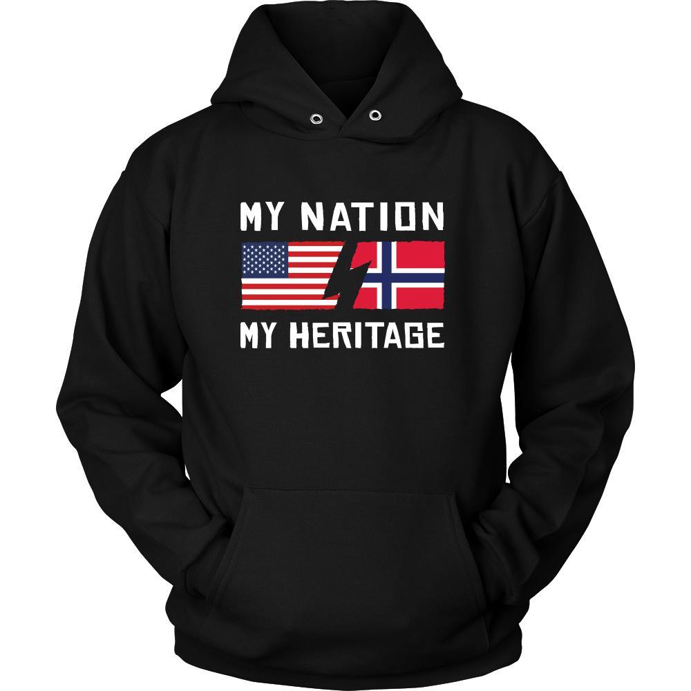 Norwegian Shirt - My Nation - My Heritage - Norway Roots Gift-T-shirt-Teelime | shirts-hoodies-mugs