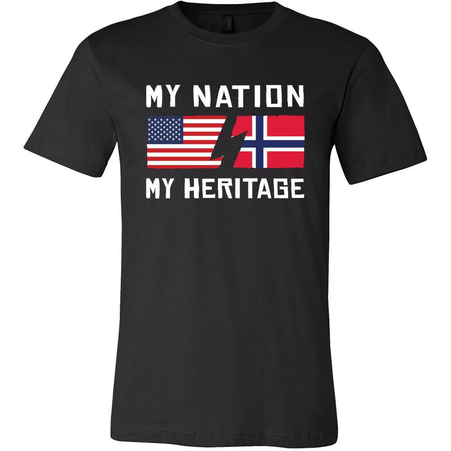 Norwegian Shirt - My Nation - My Heritage - Norway Roots Gift-T-shirt-Teelime | shirts-hoodies-mugs