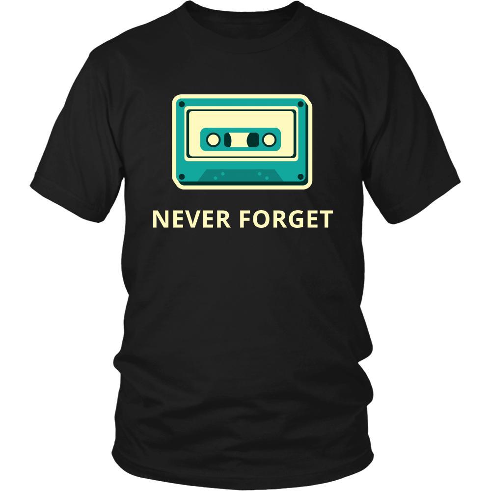Nostalgie / 90's - Never forget - Retro Cassette Funny Shirt-T-shirt-Teelime | shirts-hoodies-mugs