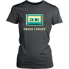 Nostalgie / 90's - Never forget - Retro Cassette Funny Shirt-T-shirt-Teelime | shirts-hoodies-mugs