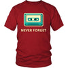 Nostalgie / 90's - Never forget - Retro Cassette Funny Shirt-T-shirt-Teelime | shirts-hoodies-mugs