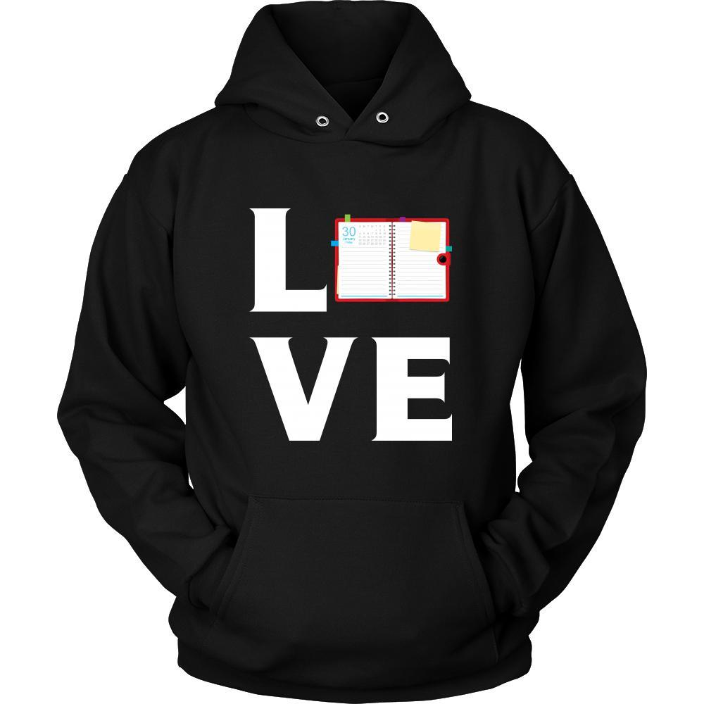 Notebook - LOVE Notebook - Read notes Shirt-T-shirt-Teelime | shirts-hoodies-mugs