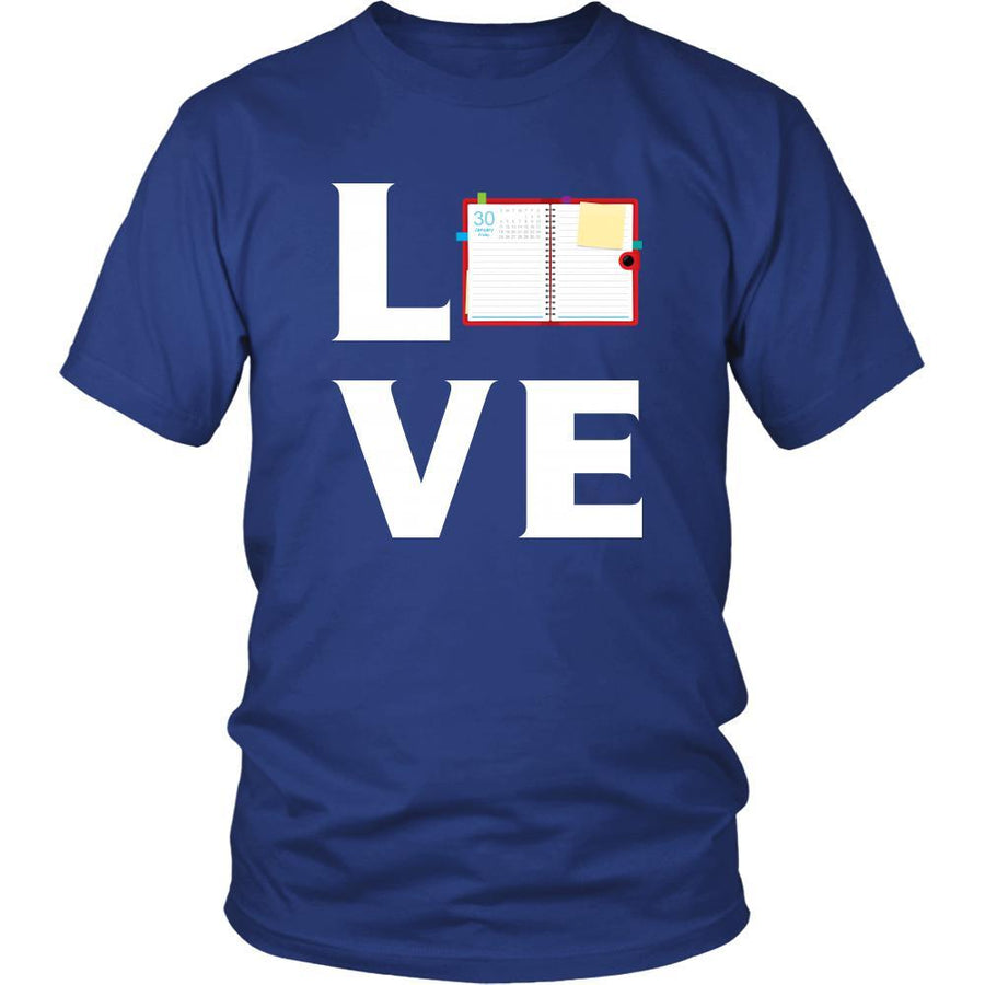 Notebook - LOVE Notebook - Read notes Shirt-T-shirt-Teelime | shirts-hoodies-mugs