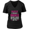 Nurse Because T Shirt - Nurse Because Badass Mother Fucker Isn't An Official Job Title-T-shirt-Teelime | shirts-hoodies-mugs