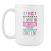 Nurse Mugs - Awesome Nurse Practitioner-Drinkware-Teelime | shirts-hoodies-mugs