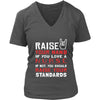 Nurse Shirt - Raise your hand if you love Nurse , if not raise your standards - Profession Gift-T-shirt-Teelime | shirts-hoodies-mugs