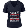 Nurse Shirt - Raise your hand if you love Nurse , if not raise your standards - Profession Gift-T-shirt-Teelime | shirts-hoodies-mugs