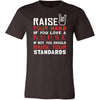 Nurse Shirt - Raise your hand if you love Nurse , if not raise your standards - Profession Gift-T-shirt-Teelime | shirts-hoodies-mugs