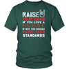 Nurse Shirt - Raise your hand if you love Nurse , if not raise your standards - Profession Gift-T-shirt-Teelime | shirts-hoodies-mugs