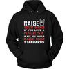 Nurse Shirt - Raise your hand if you love Nurse , if not raise your standards - Profession Gift-T-shirt-Teelime | shirts-hoodies-mugs