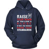 Nurse Shirt - Raise your hand if you love Nurse , if not raise your standards - Profession Gift-T-shirt-Teelime | shirts-hoodies-mugs