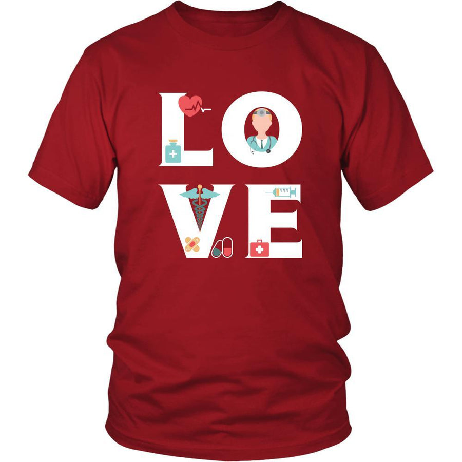 Nurse / Surgeon - LOVE Pediatrician / Surgeon - Profession/Job Shirt-T-shirt-Teelime | shirts-hoodies-mugs
